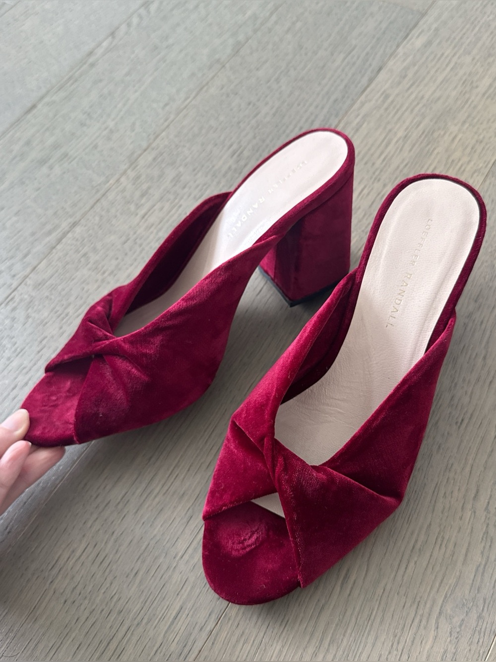 Loeffler Randall Velvet Mules